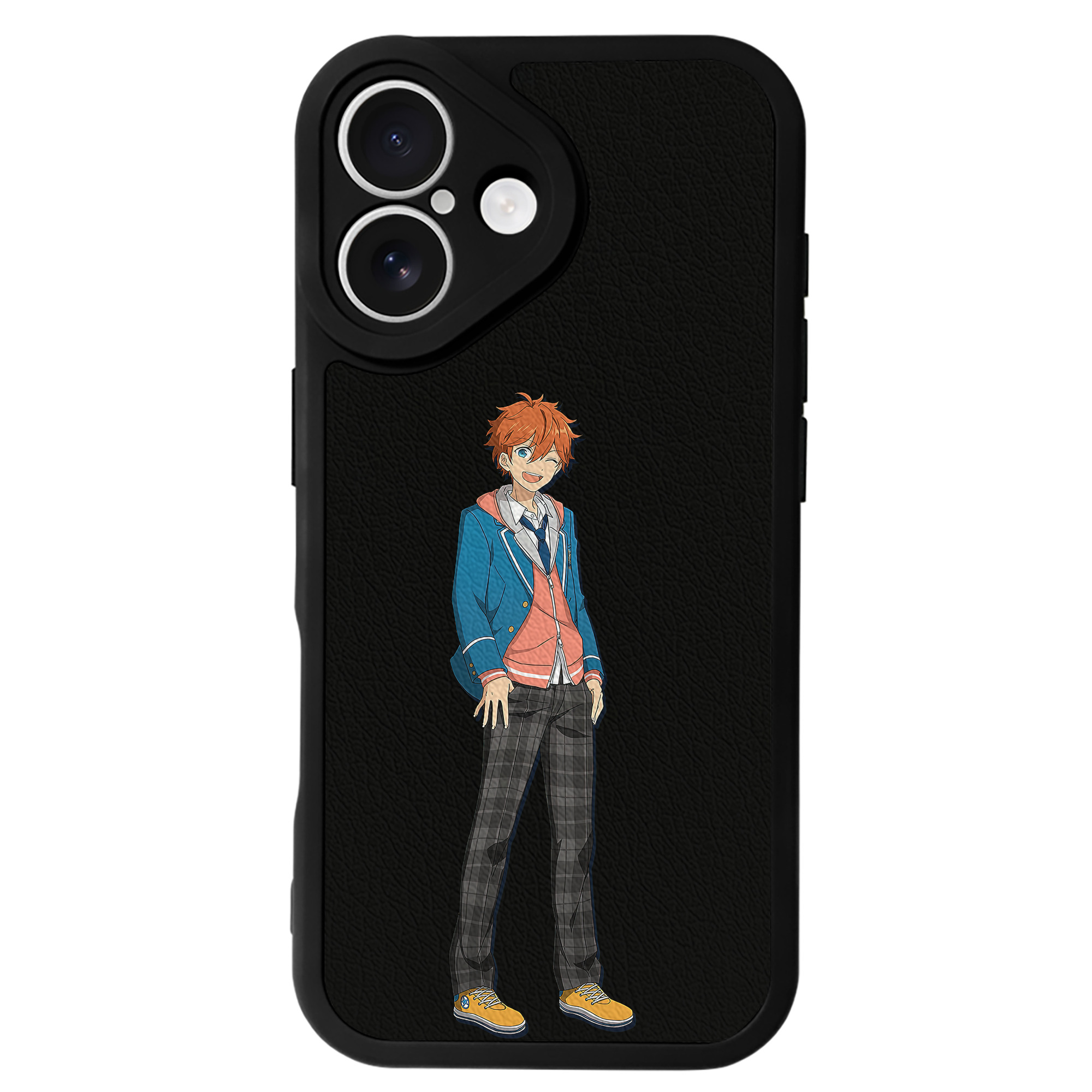 （画像用） あんさんぶるスターズ! Ensemble Stars 【iPhone 16シリーズ対応】シリコンスマホケース（レザー調） 材質：シリコン
